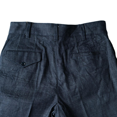Soundman "Clarke" 13oz. Double Pleated Denim Officer Trousers