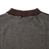 Loop & Weft Double Face Vintage Pinstripe Rib Knit L/S Mock Neck Tee (Black)