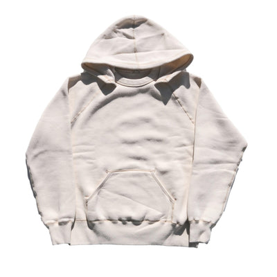 Loop & Weft Super Fluffy Knit After Hood Sweatshirt (Ivory)