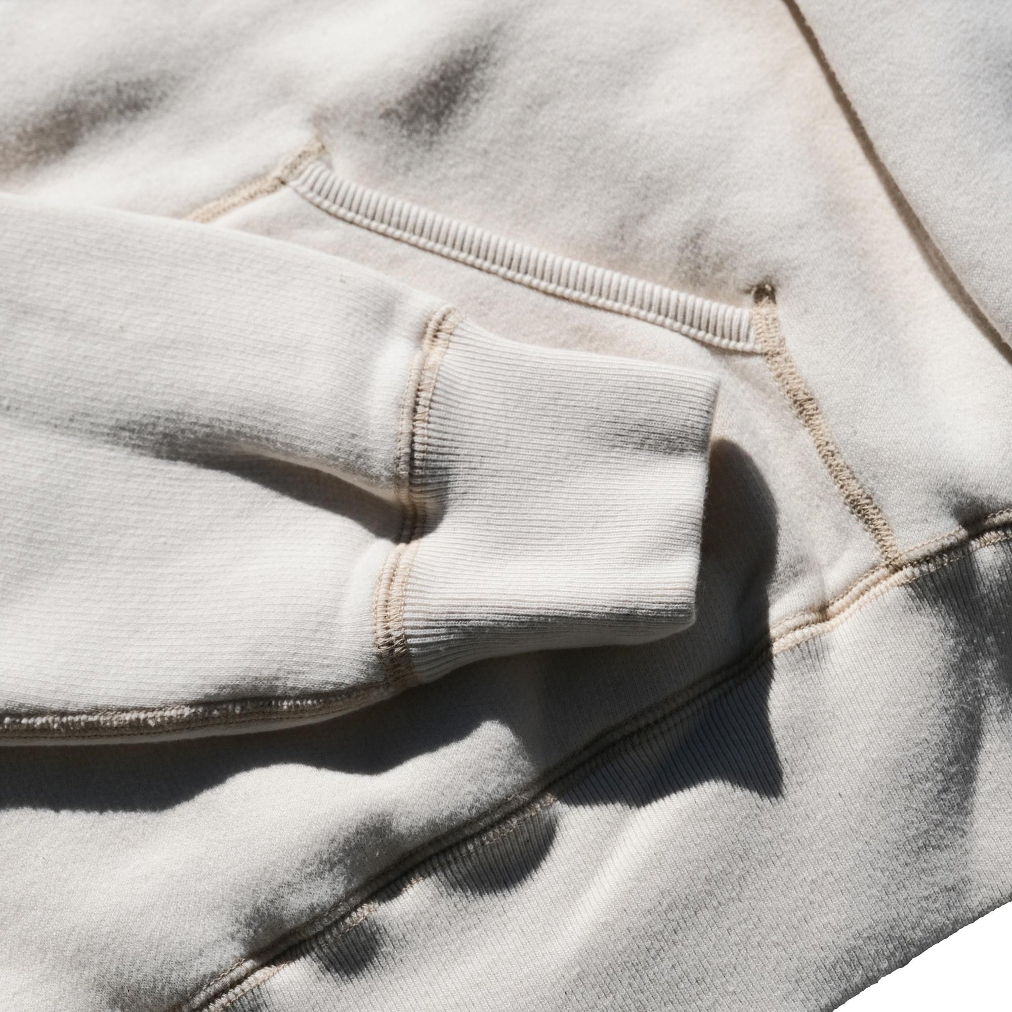 Loop & Weft Super Fluffy Knit After Hood Sweatshirt (Ivory)