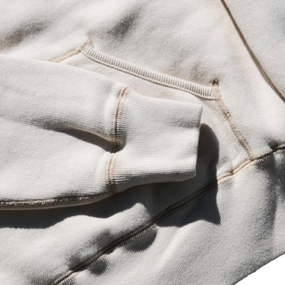 Loop & Weft Super Fluffy Knit After Hood Sweatshirt (Ivory)