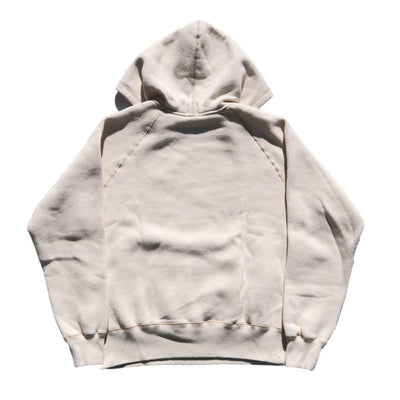 Loop & Weft Super Fluffy Knit After Hood Sweatshirt (Ivory)
