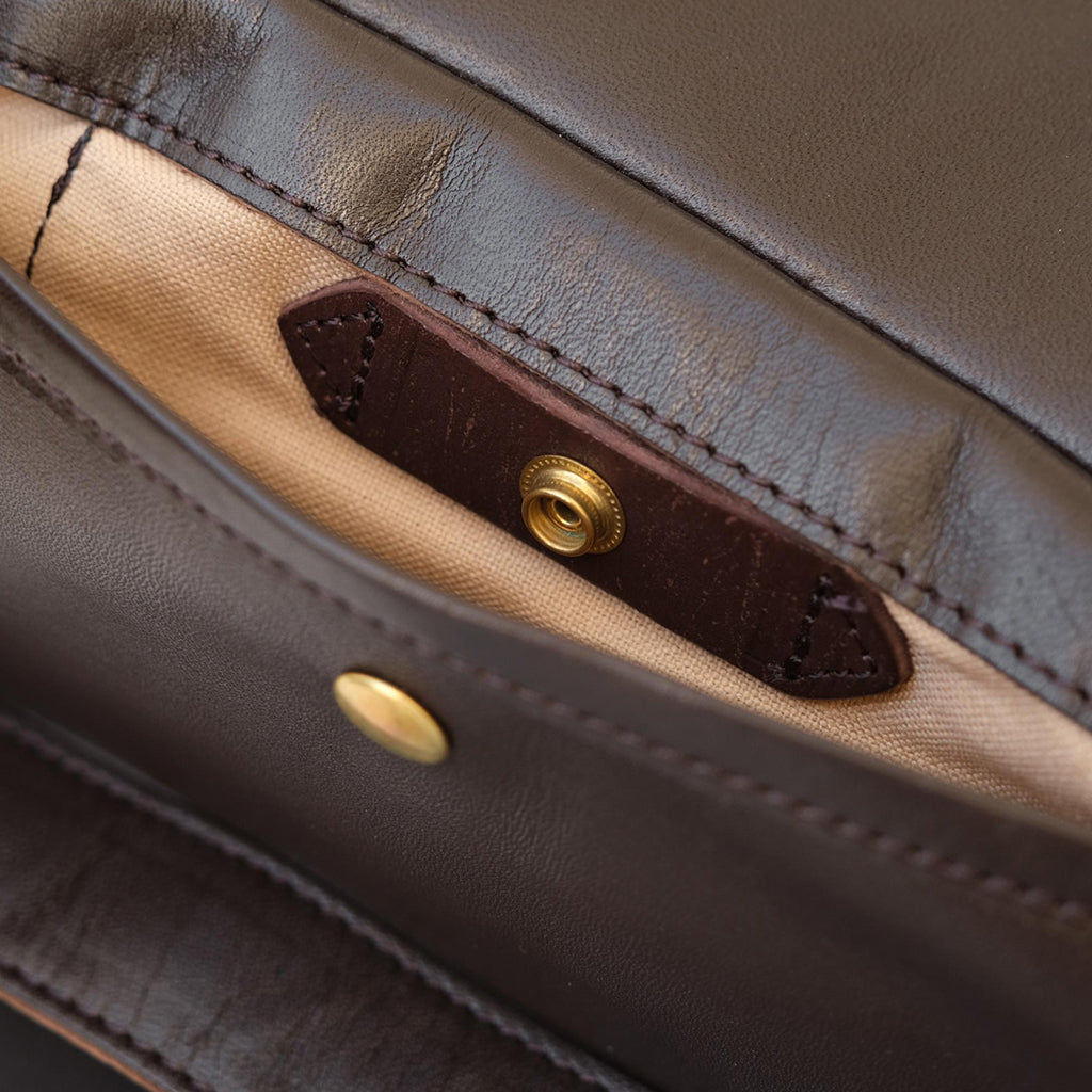 Inception Horsehide Crossbody Bag (Brown)