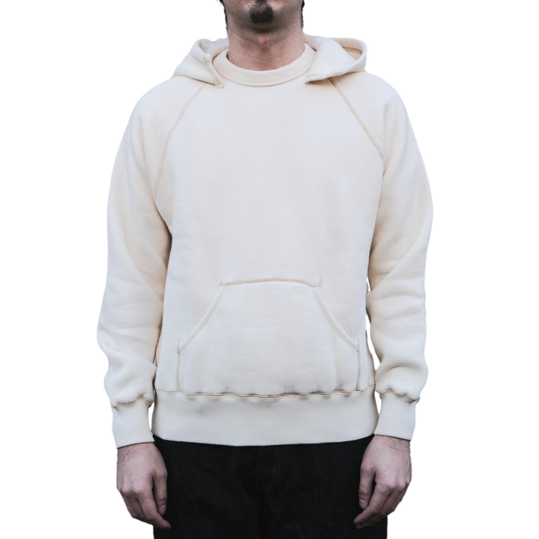 Loop & Weft Super Fluffy Knit After Hood Sweatshirt (Ivory)