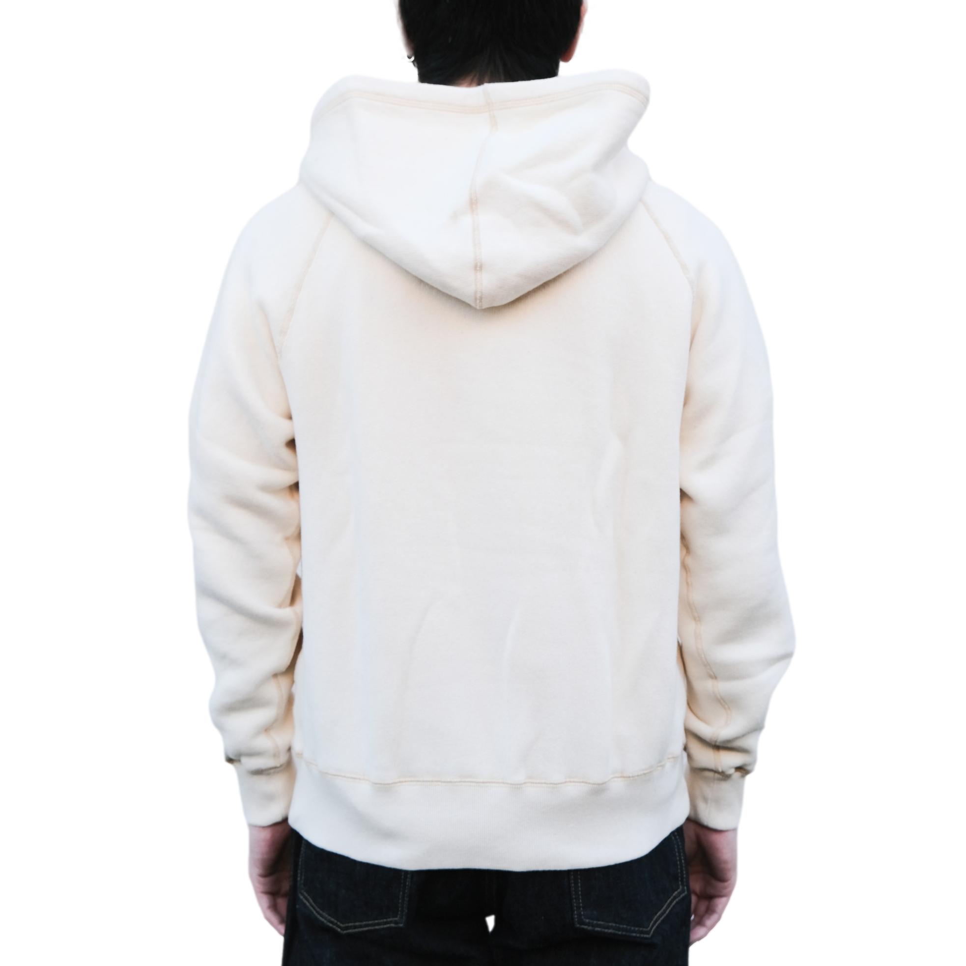 Loop & Weft Super Fluffy Knit After Hood Sweatshirt (Ivory)