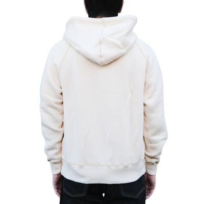 Loop & Weft Super Fluffy Knit After Hood Sweatshirt (Ivory)