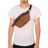 Inception Horsehide Crossbody Bag (Rough Out Brown)