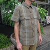 Studio D'Artisan "Noragi Army Sashiko" S/S Work Shirt