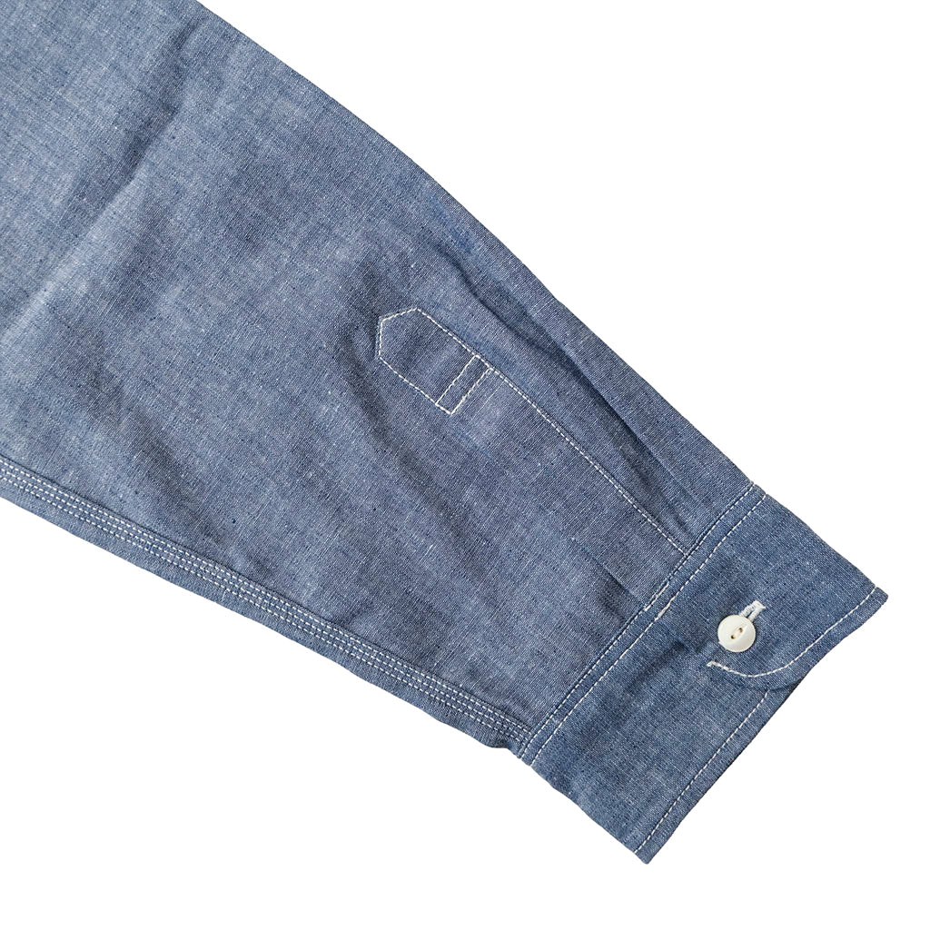 Big John Selvedge Chambray Work Shirt - Okayama Denim