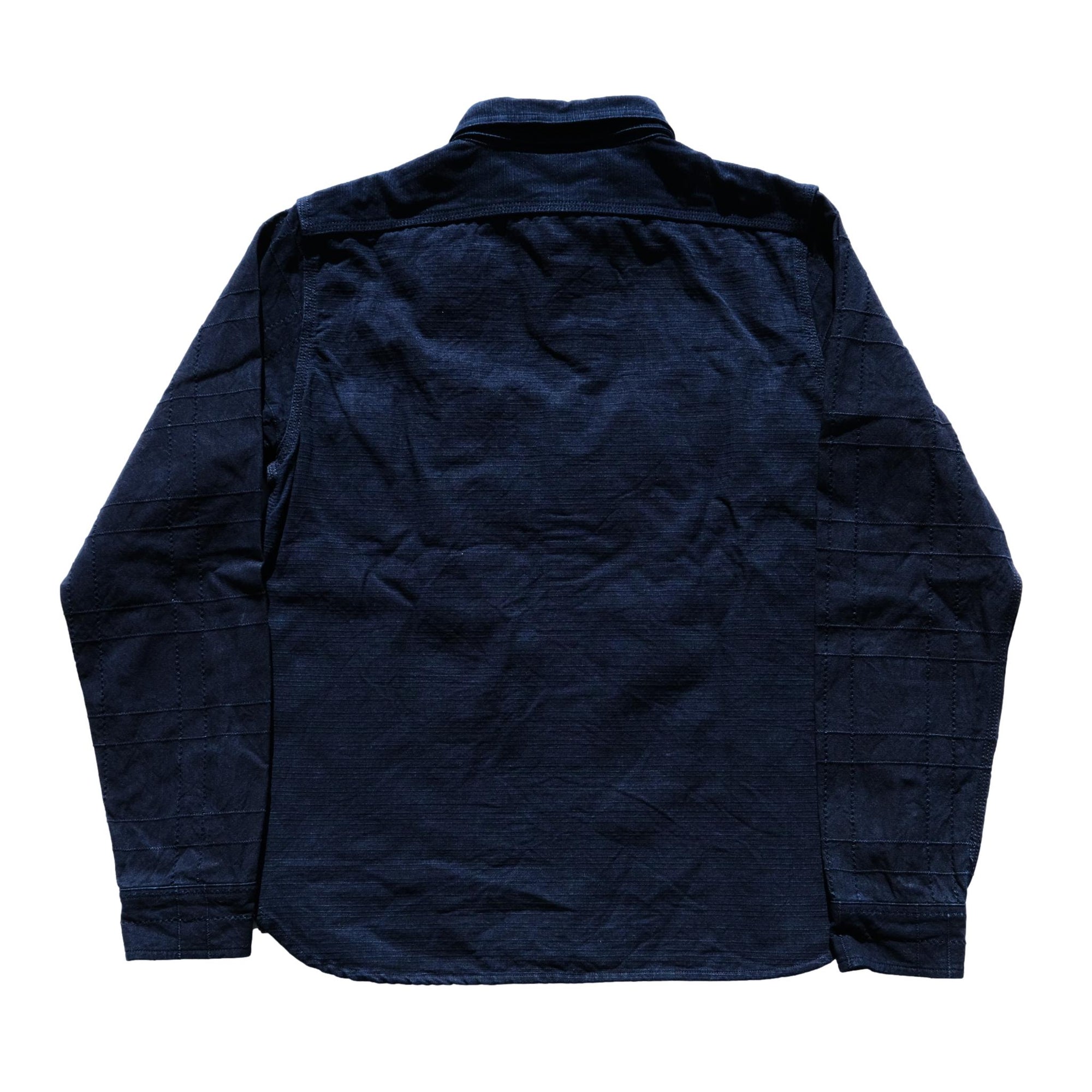 Samurai Jeans SSS25-YRC Natural Indigo Double Fabric Work Shirt