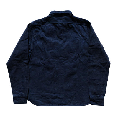 Samurai Jeans SSS25-YRC Natural Indigo Double Fabric Work Shirt