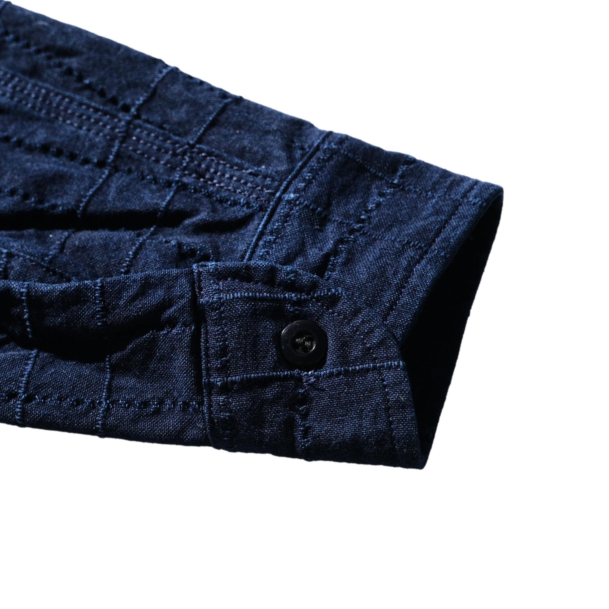 Samurai Jeans SSS25-YRC Natural Indigo Double Fabric Work Shirt