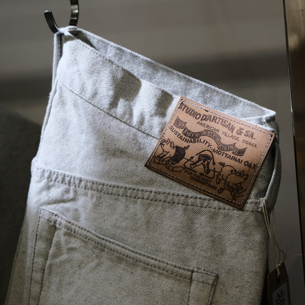 Studio D'Artisan "Upcycle" Duck Canvas Pants (Regular Straight)