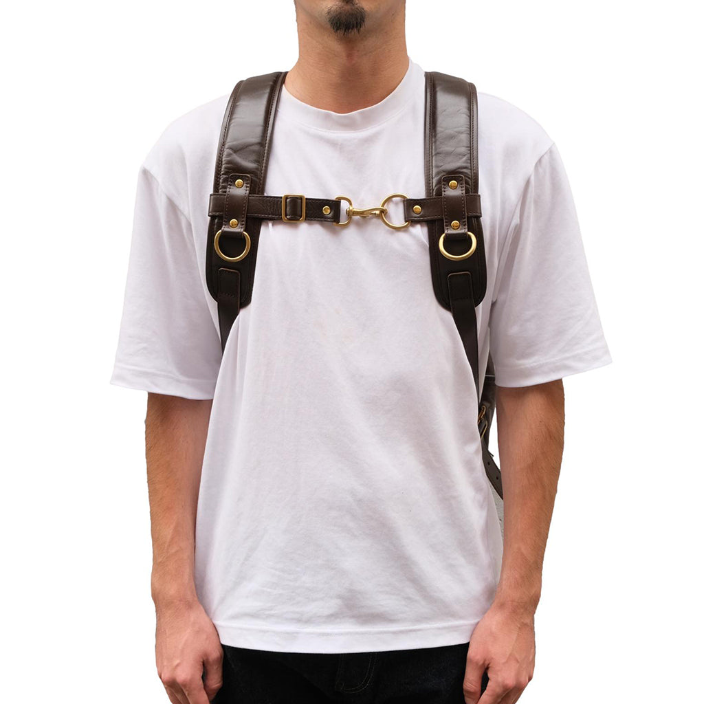 Inception Horsehide Backpack (Brown)