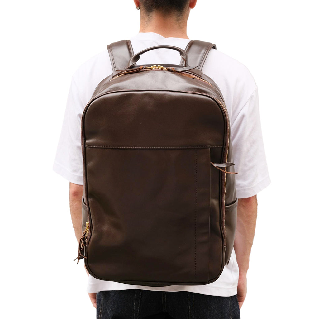 Inception Horsehide Backpack (Brown)