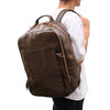 Inception Horsehide Backpack (Brown)