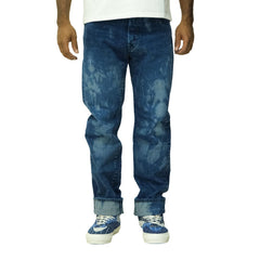 Omnigod 14oz. Bleach Distressed Selvedge Jeans (Regular Straight