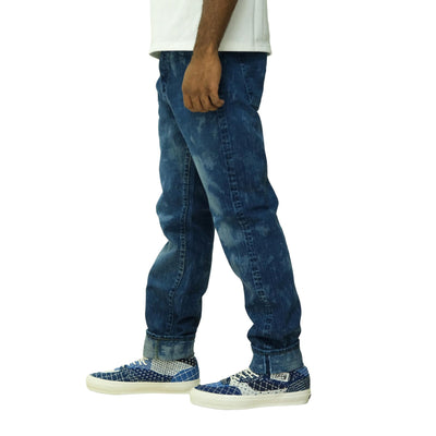 Omnigod 14oz. Bleach Distressed Selvedge Jeans (Regular Straight)