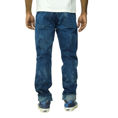Omnigod 14oz. Bleach Distressed Selvedge Jeans (Regular Straight)