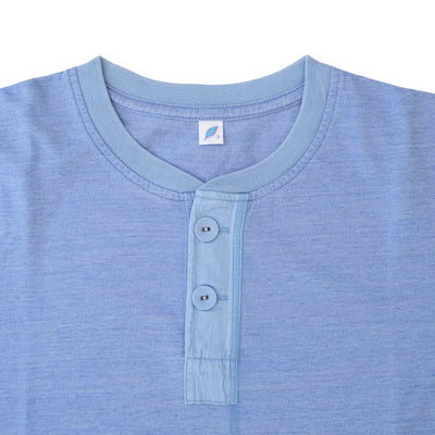 Pure Blue Japan Pale Indigo Jersey Henley