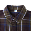 Pure Blue Japan Heavyweight Check Flannel Shirt (Olive)