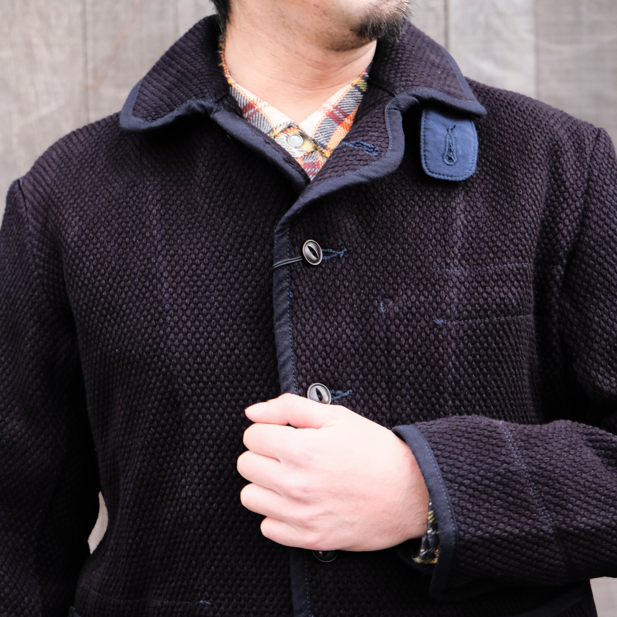 Momotaro "Bushu" Heavyweight Natural Indigo Sashiko Coverall