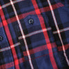 Pure Blue Japan Heavyweight Check Flannel Shirt (Navy)