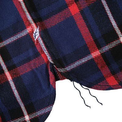 Pure Blue Japan Heavyweight Check Flannel Shirt (Navy)