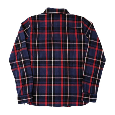 Pure Blue Japan Heavyweight Check Flannel Shirt (Navy)