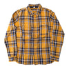 Pure Blue Japan Heavyweight Check Flannel Shirt (Camel)