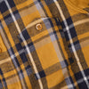 Pure Blue Japan Heavyweight Check Flannel Shirt (Camel)