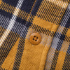 Pure Blue Japan Heavyweight Check Flannel Shirt (Camel)