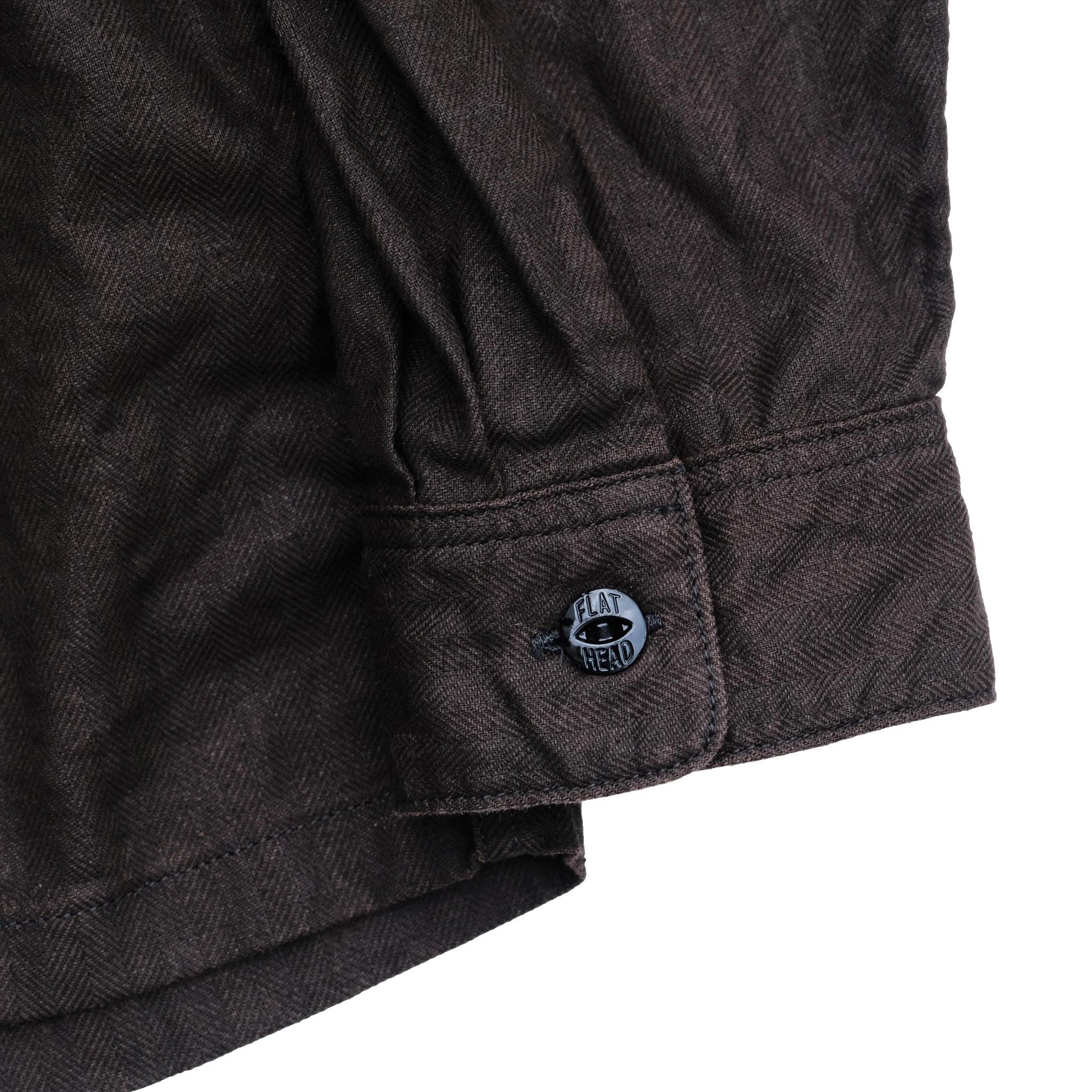 The Flat Head "Bengara" Open Collar L/S Shirt