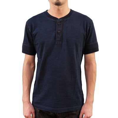 Pure Blue Japan Deep Indigo Jersey Henley