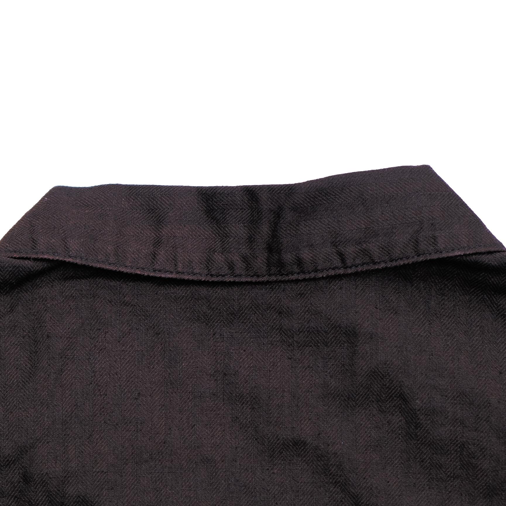 The Flat Head "Bengara" Open Collar L/S Shirt