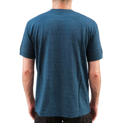 Pure Blue Japan Greencast Indigo Jersey Henley