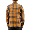 Pure Blue Japan Heavyweight Check Flannel Shirt (Camel)