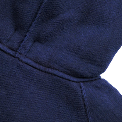 OD+LW Indigo Dyed Super Fluffy Knit After Hood Sweatshirt