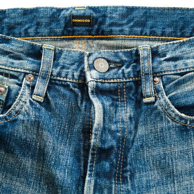 Omnigod 14oz. Distressed Selvedge Jeans (Regular Straight)