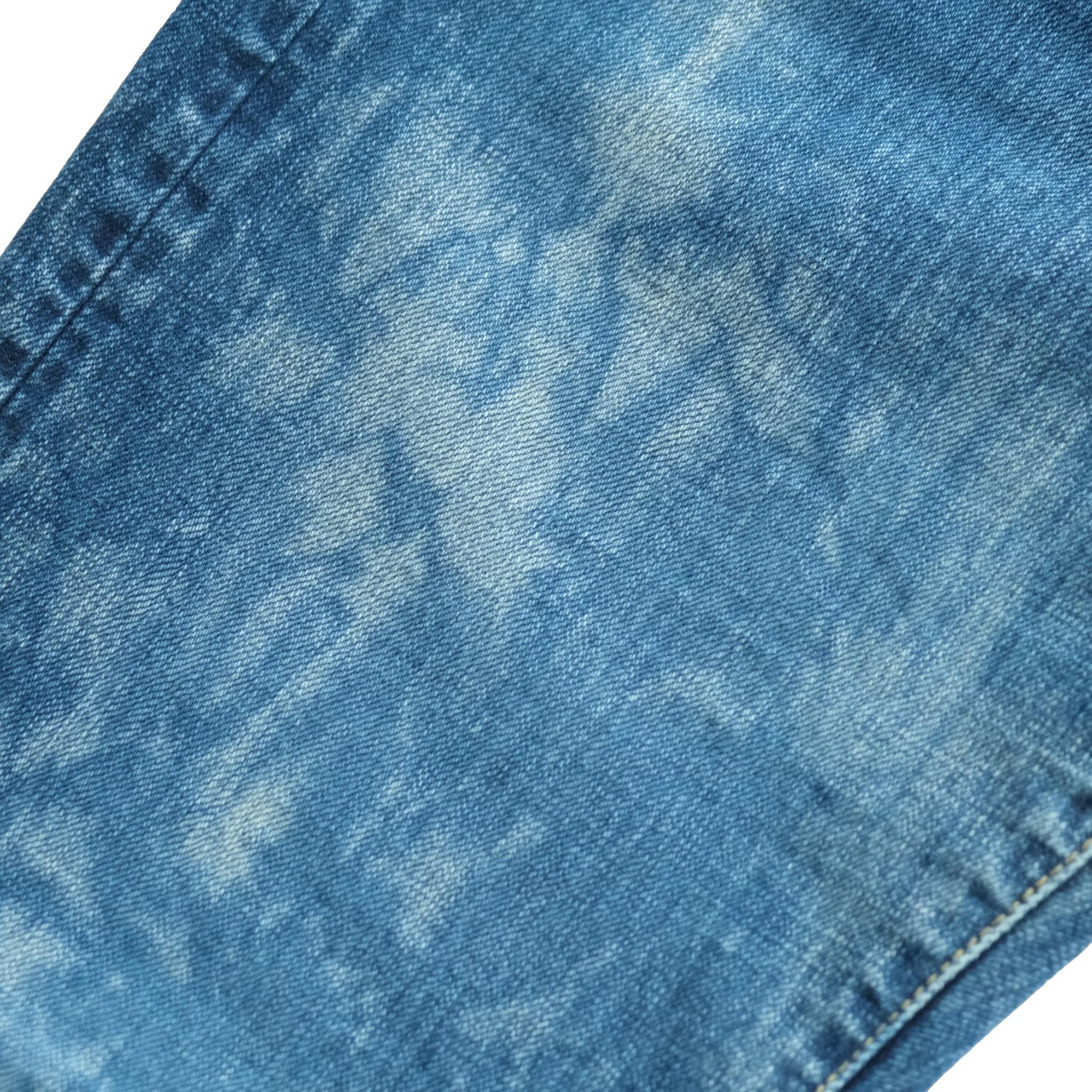 Omnigod 14oz. Bleach Distressed Selvedge Jeans (Regular Straight)