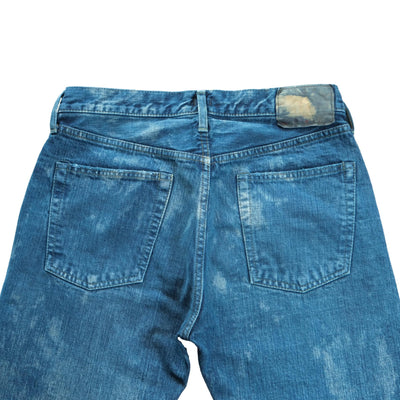 Omnigod 14oz. Bleach Distressed Selvedge Jeans (Regular Straight)
