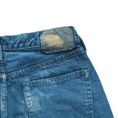 Omnigod 14oz. Bleach Distressed Selvedge Jeans (Regular Straight)