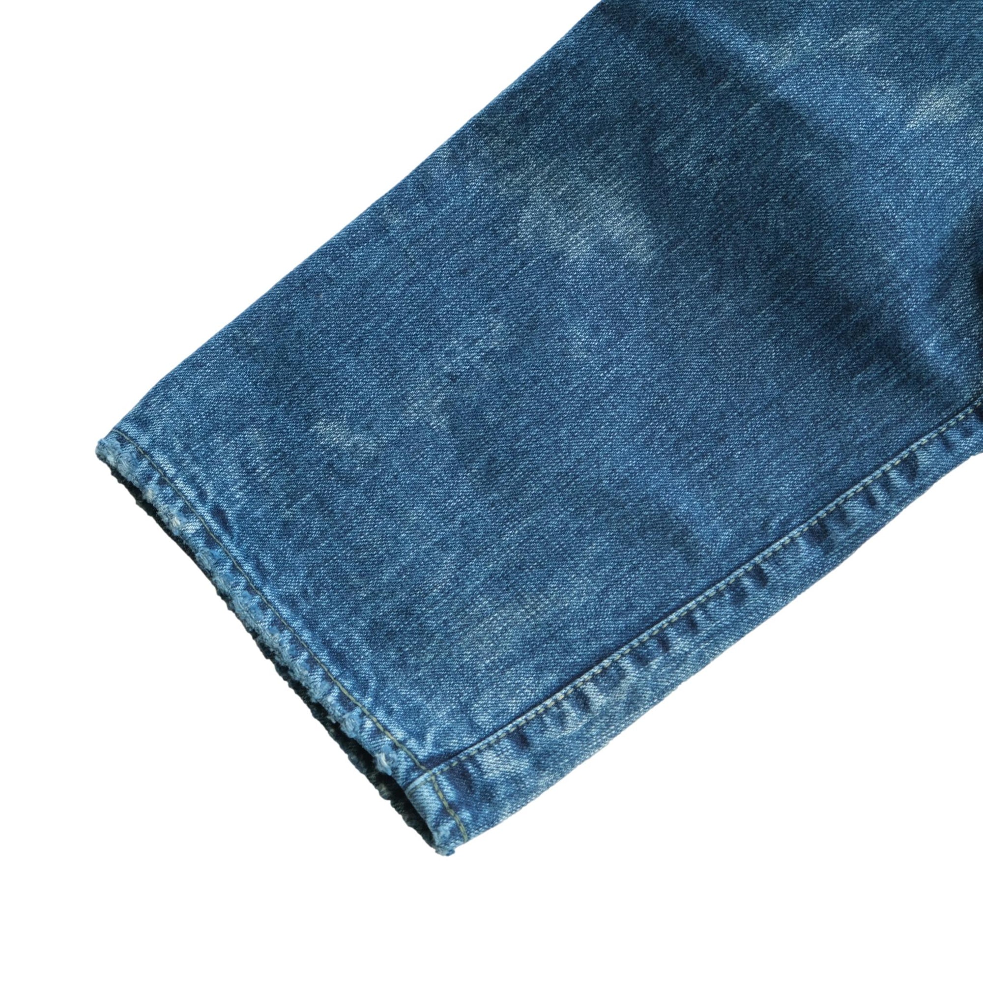 Omnigod 14oz. Bleach Distressed Selvedge Jeans (Regular Straight)