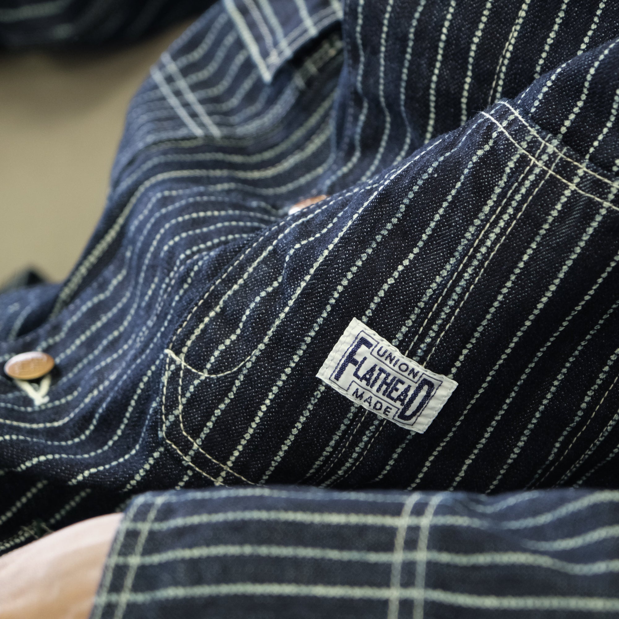 The Flat Head 10oz. Denim Wabash Coverall
