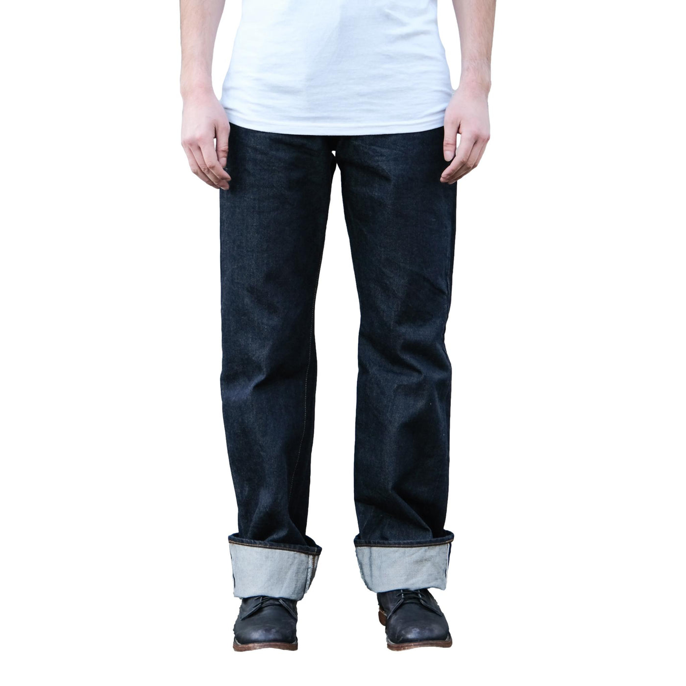 Studio D'Artisan 15oz. Suvin Gold Selvedge Denim Jeans (Loose Straight)