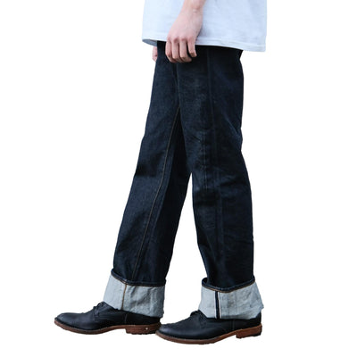 Studio D'Artisan 15oz. Suvin Gold Selvedge Denim Jeans (Loose Straight)