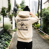 Studio D'Artisan "Denim Hunter" Logo Print Hoodie (Ivory)