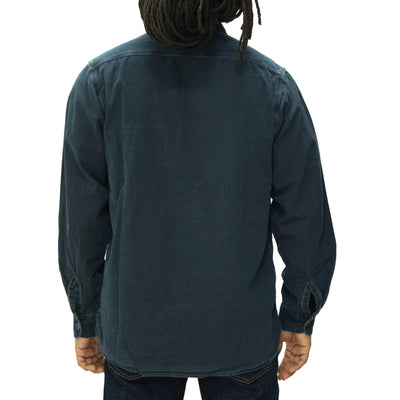 Omoto Denim Sumi Overdyed Indigo Selvedge Work Shirt