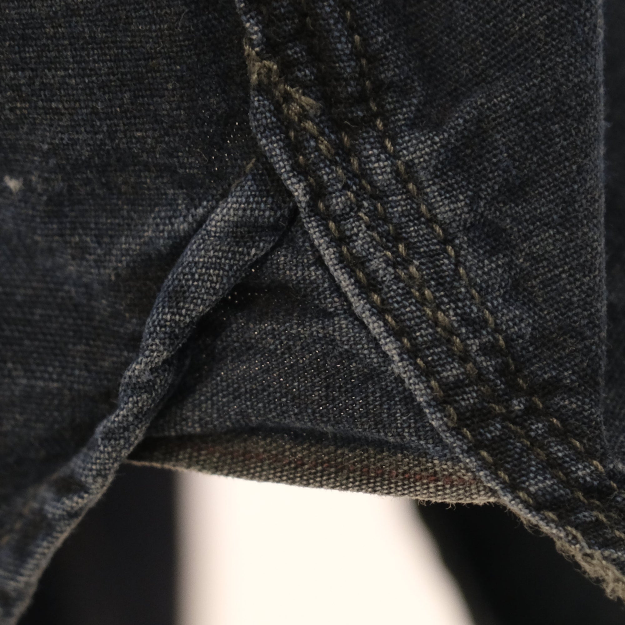 Omoto Denim Sumi Overdyed Indigo Selvedge Work Shirt