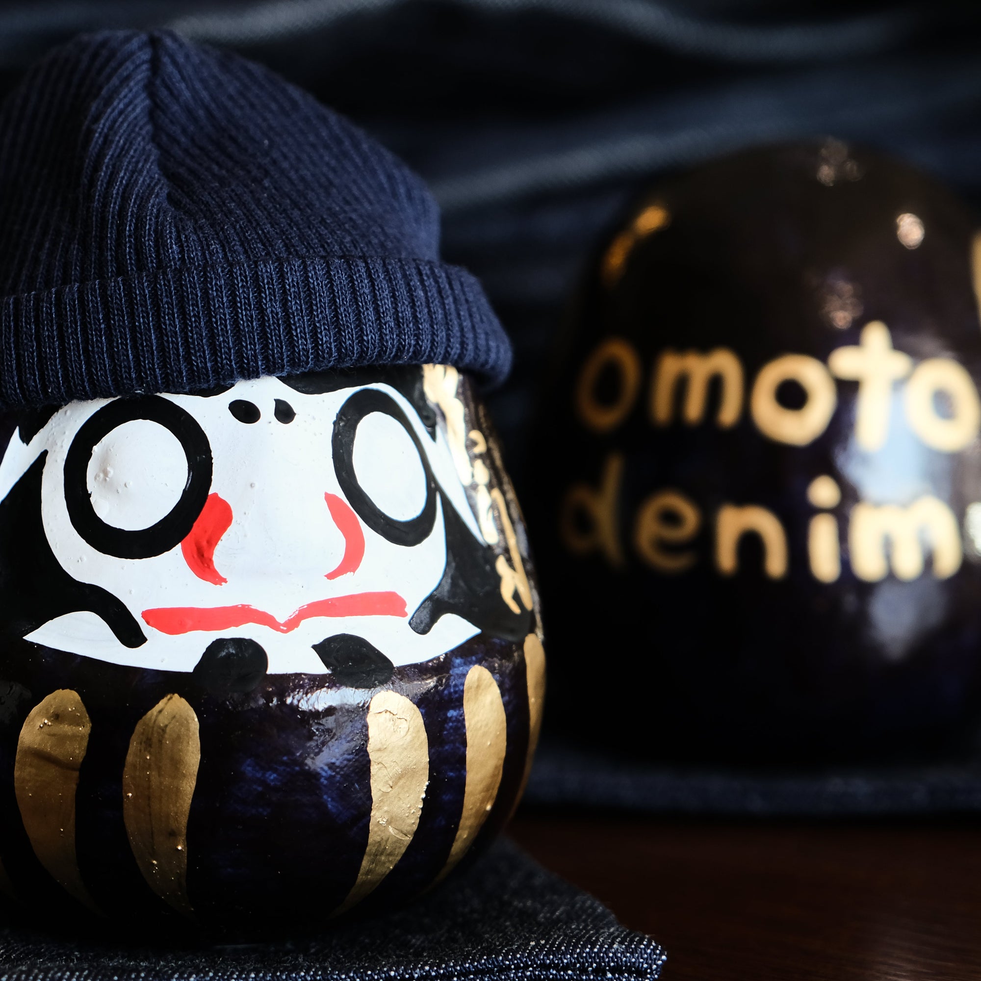 Omoto Denim Indigo Daruma